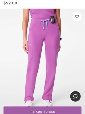 Figs Women's Ultraberry Kade Scrub Petite Pant